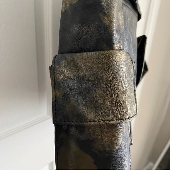 Whak Sak Ultimate Tennis Tote Dark Peacock Green/Black/Antique Gold Detail - Picture 7 of 8